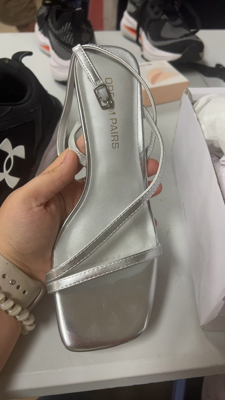 Prova Paris Sandals 8 Silver