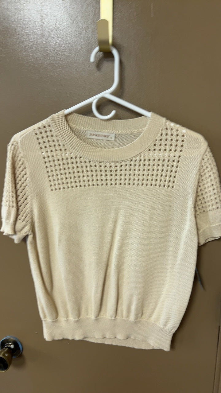 Sweater Large Cream