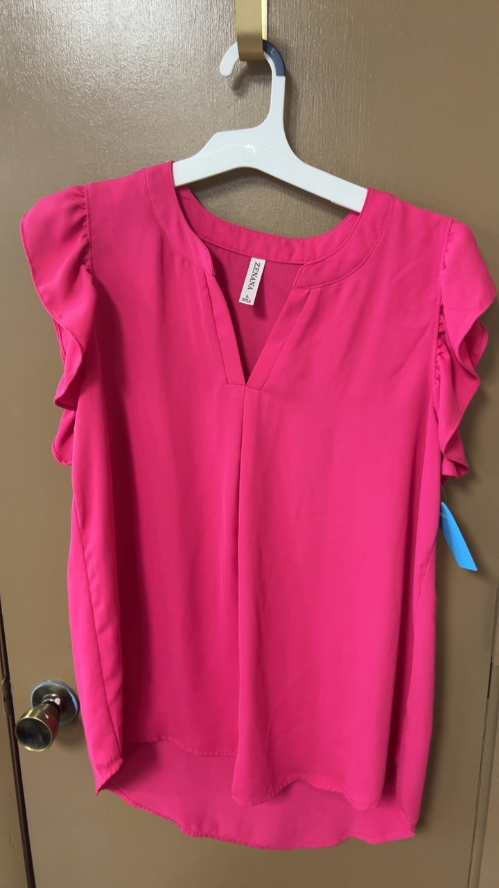 ZENANA Blouse Large Pink