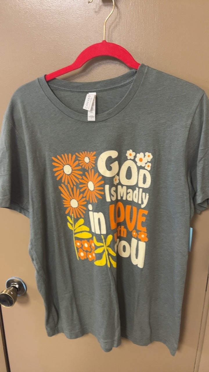 CANVAS T-Shirt Large Gray