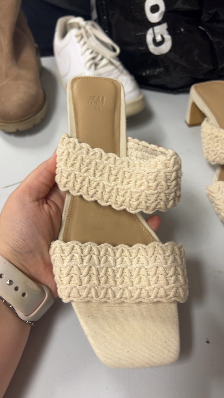 H&M Sandals 38 Beige