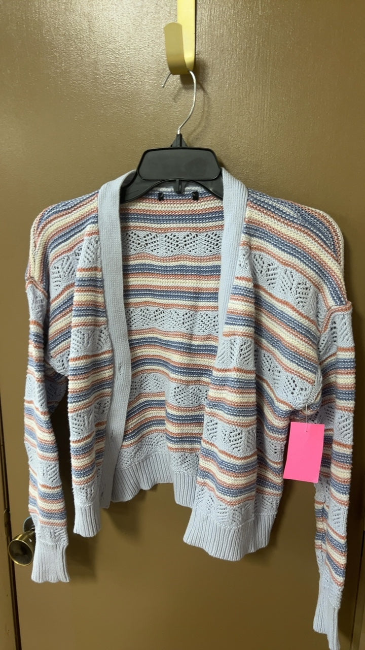 Cardigan Medium Multicolor (white, orange, blue, and beige)