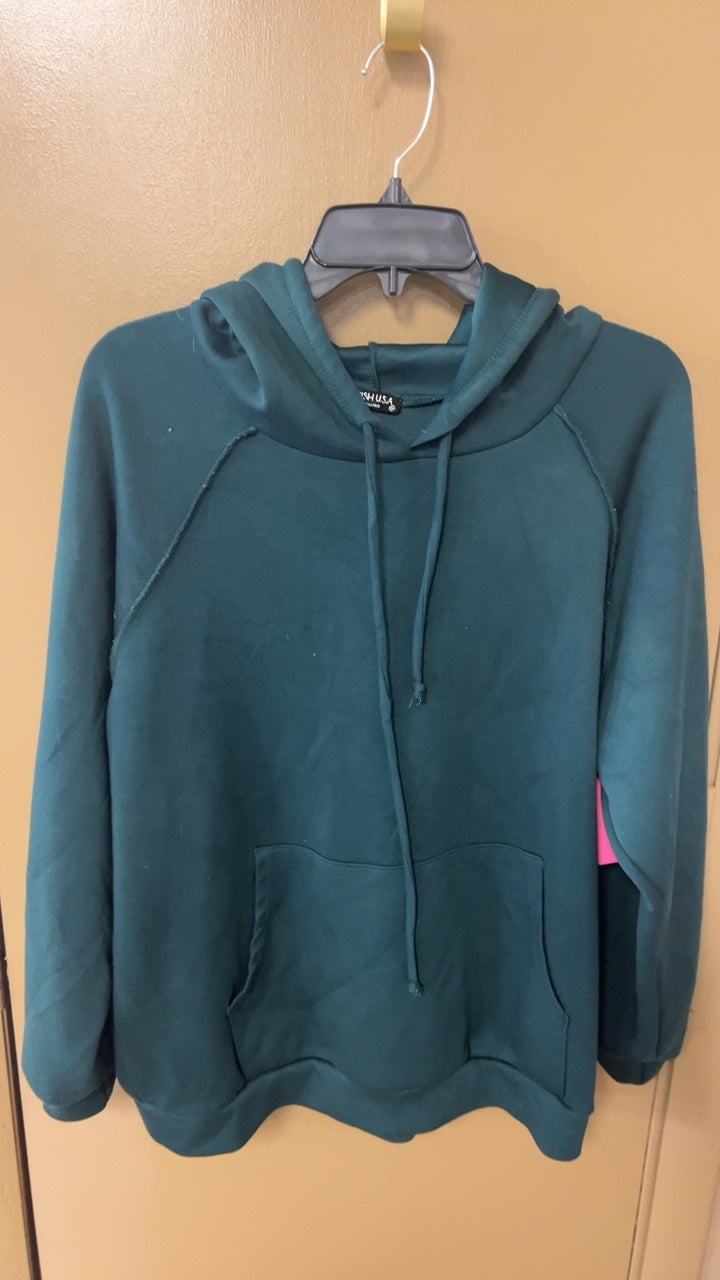 Gushusa Hoodie Medium Teal