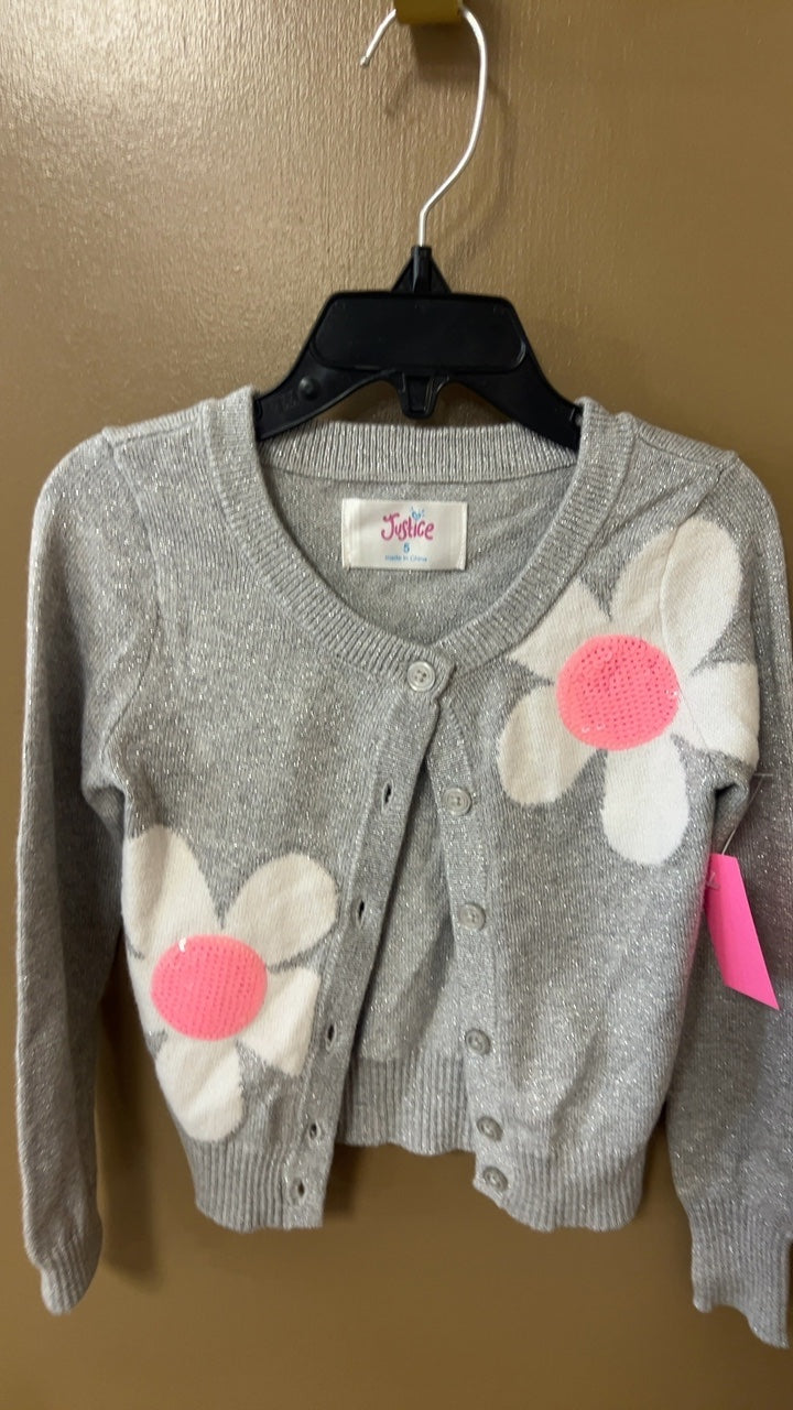 Justice Sweater Youth 5 Gray
