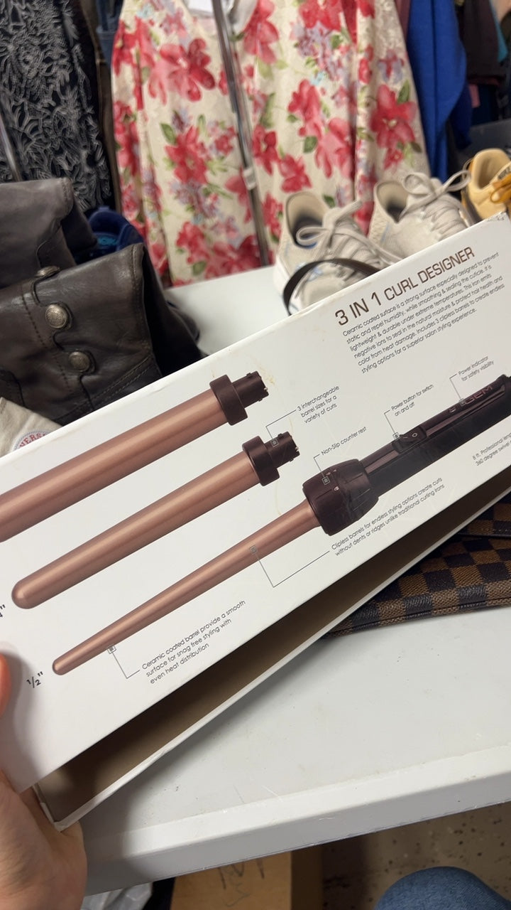 GEM Styling Iron Rose Gold and Black