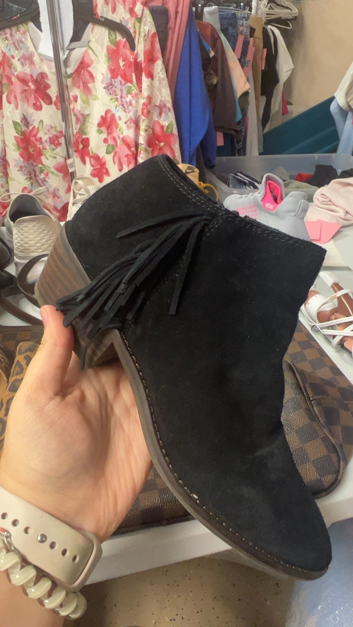 LUCKY BRAND Boots 8 Black