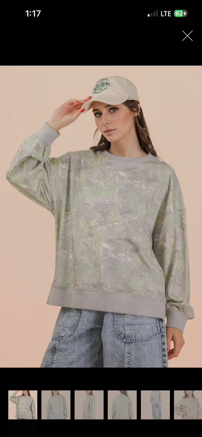 All-Day Camo Sweatshirt