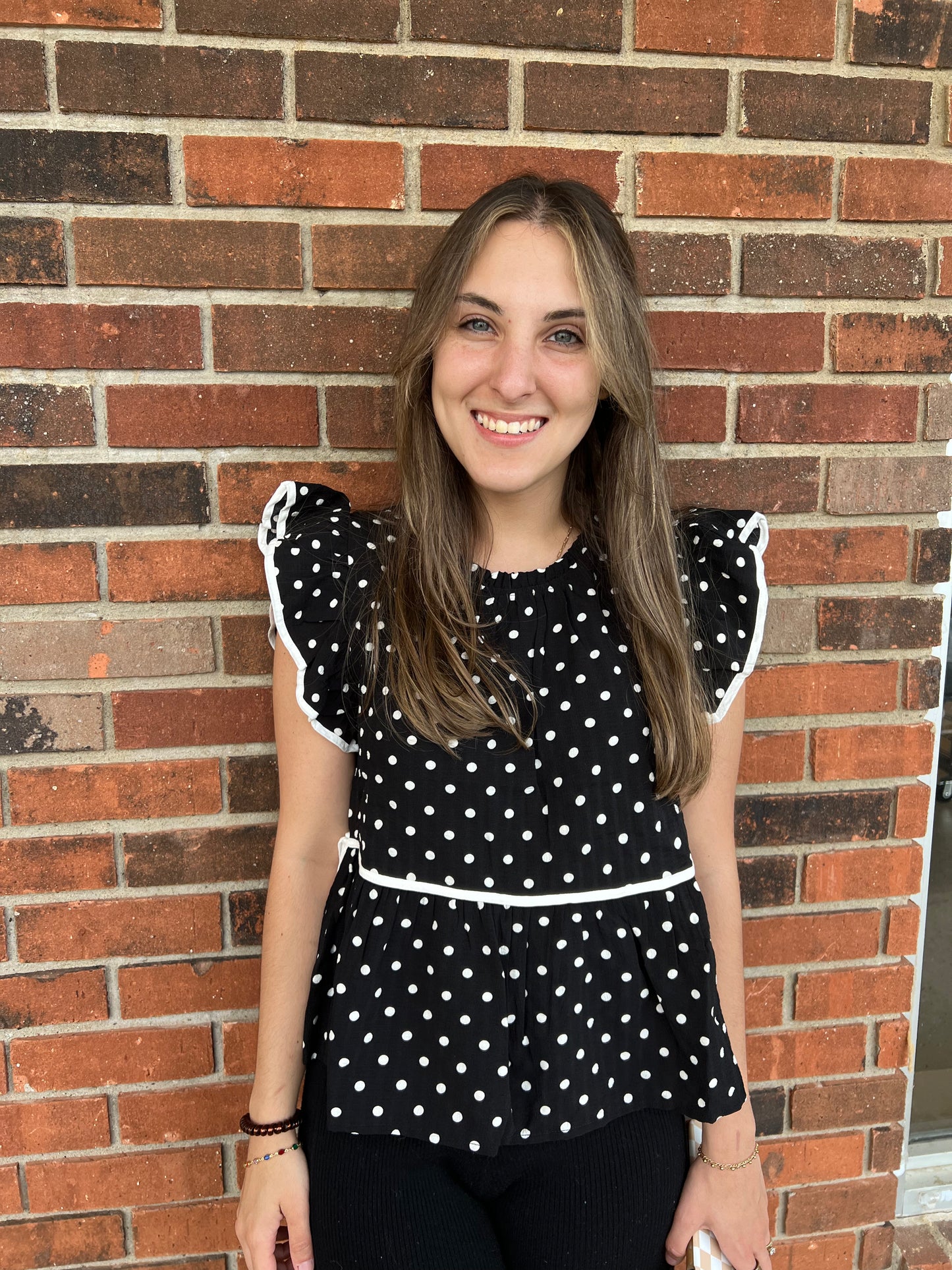 Lucy Polka Dot Top