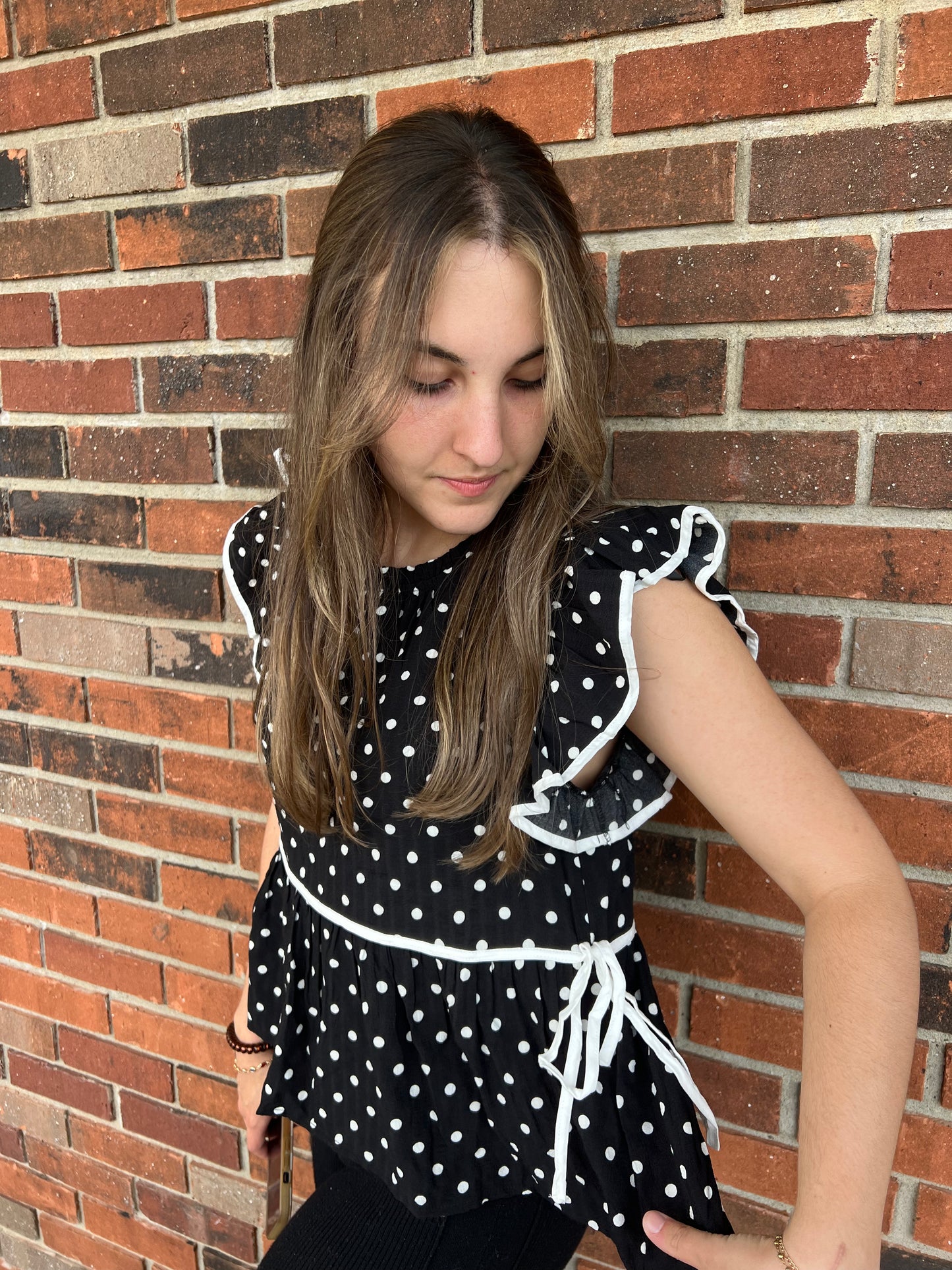 Lucy Polka Dot Top