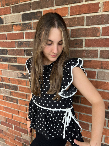 Lucy Polka Dot Top