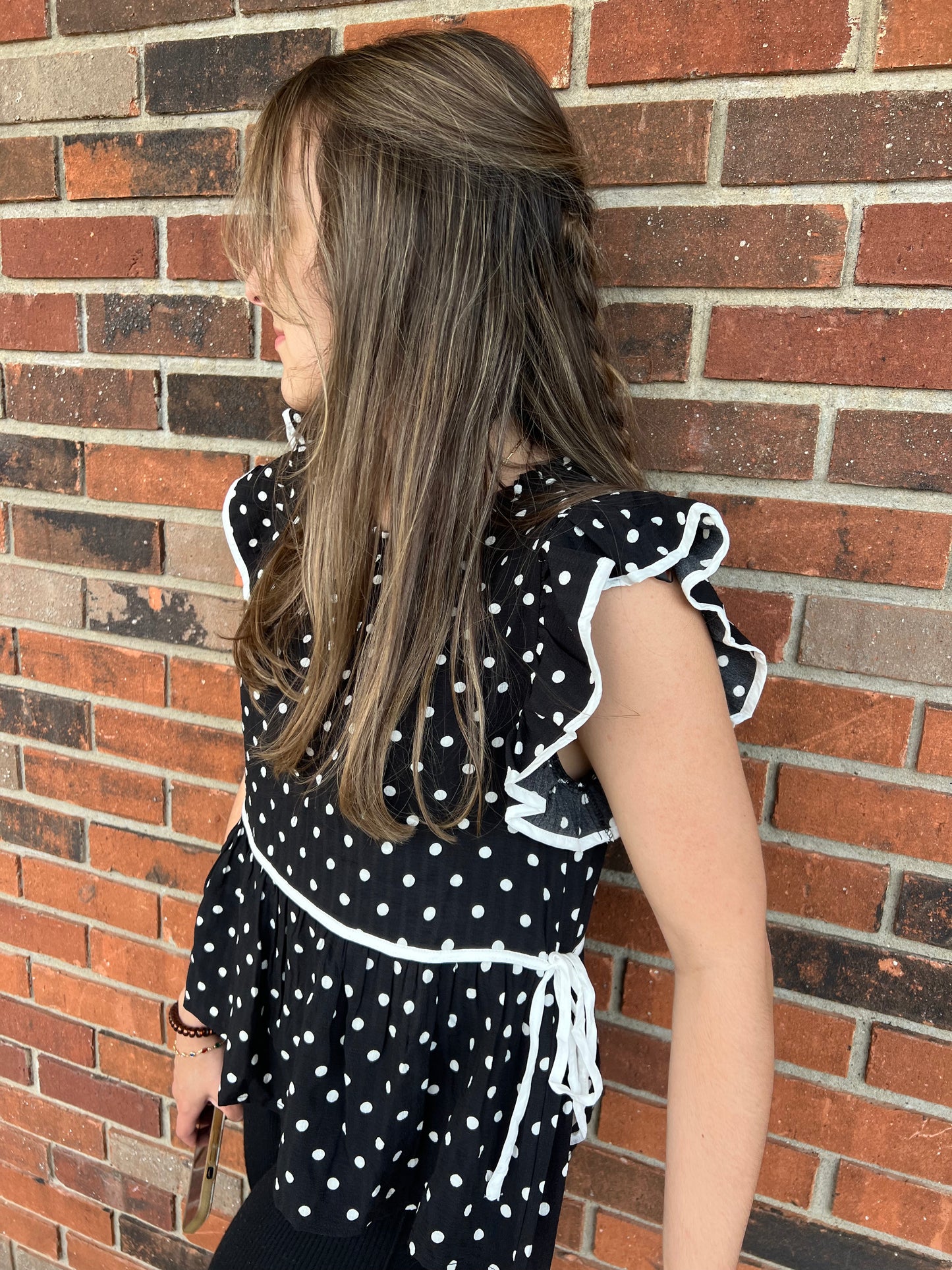 Lucy Polka Dot Top